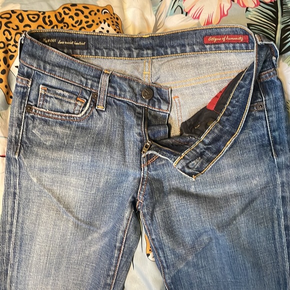 Citizens of Humanity Kelly #001 low waist bootcut jeans size 25 - Picture 3 of 5